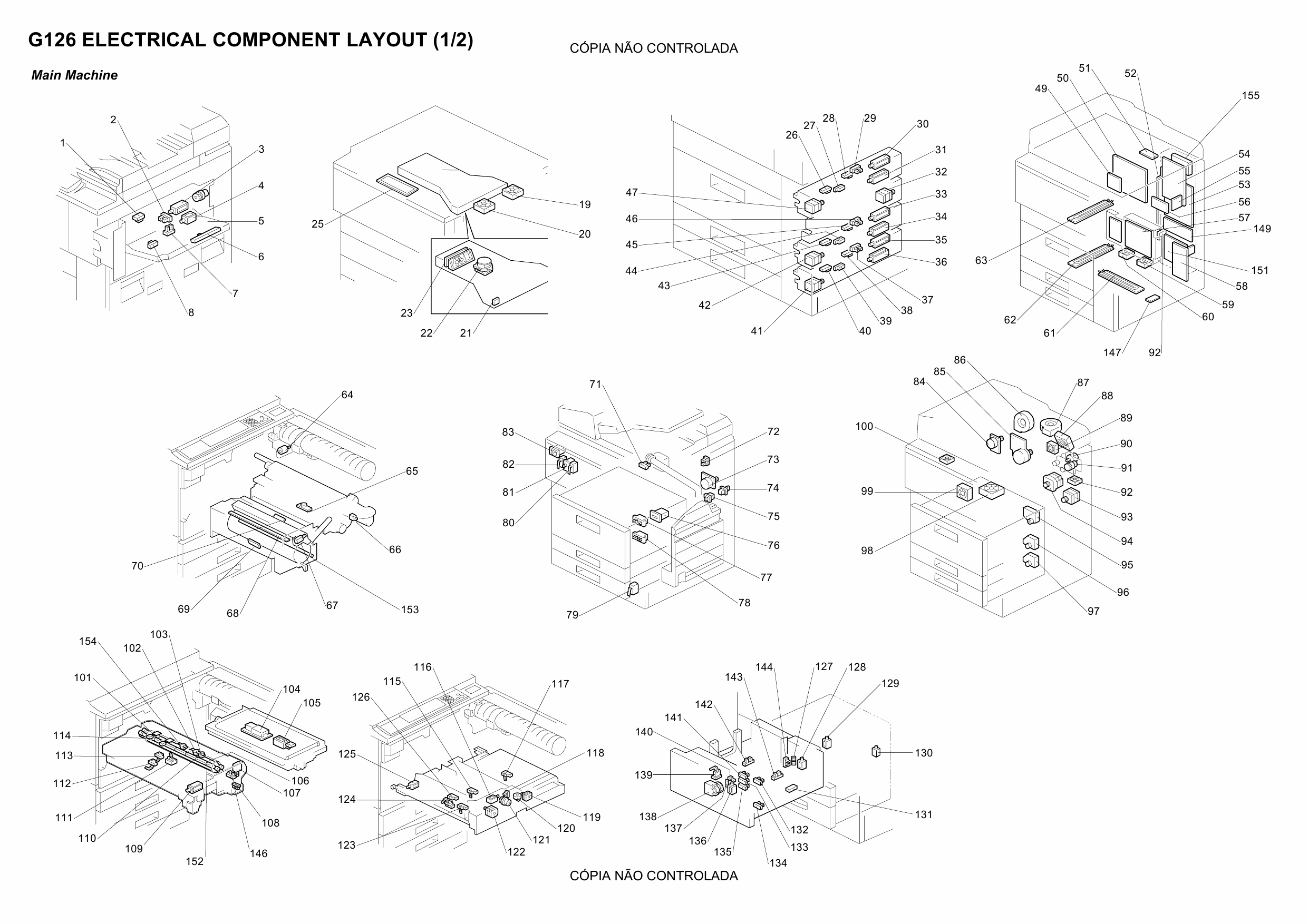 RICOH Aficio SP-9100DN AP900 G126 G148 Circuit Diagram-4